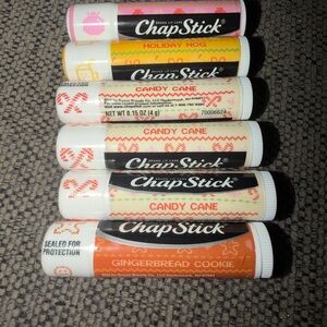 Holiday Lip Balm Set - Candy Cane & Gingerbread Cookie